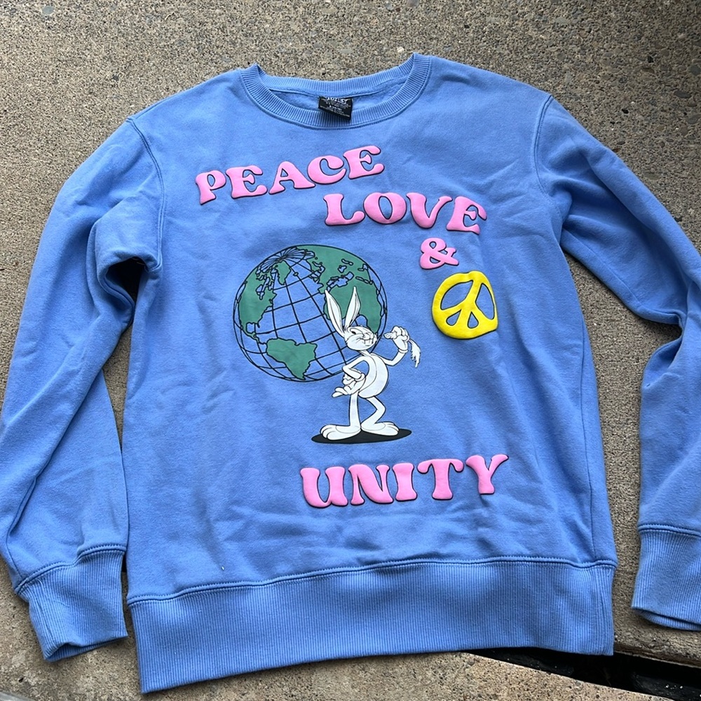 Looney Tunes Peace Love and Unity Sweatshirt